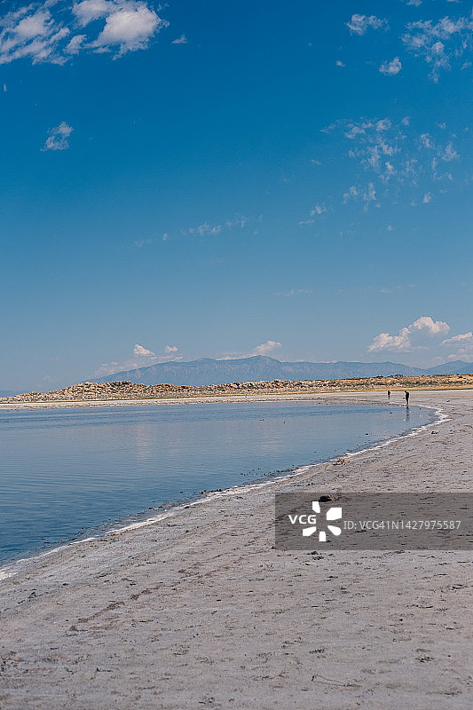 羚羊岛海滩的竖版图像图片素材