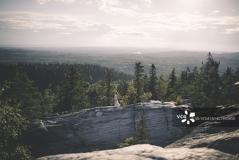 芬兰科利山的壮丽景色图片素材
