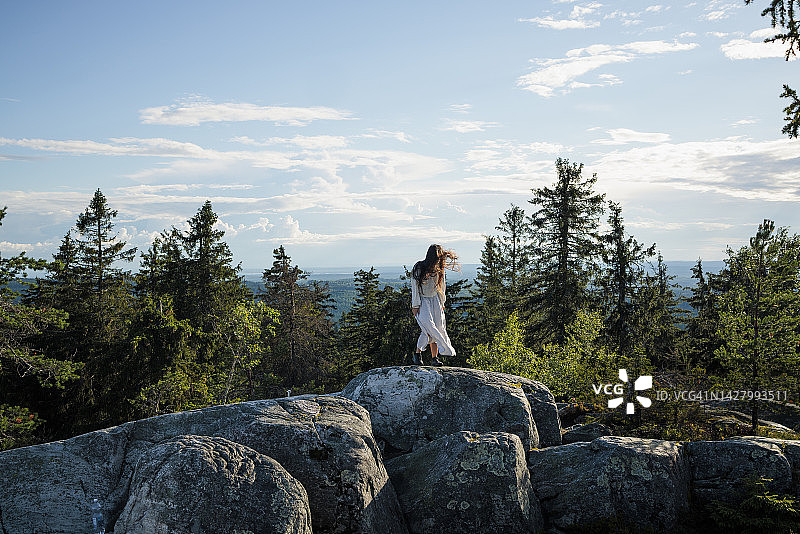 芬兰科利山的壮丽景色图片素材