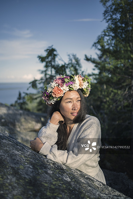 芬兰科利山的壮丽景色图片素材