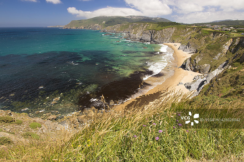 西班牙奥尔蒂盖拉洛伊瓦悬崖图片素材