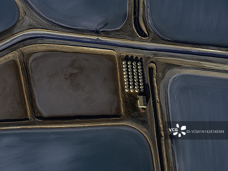 盐田抽象航拍图片素材