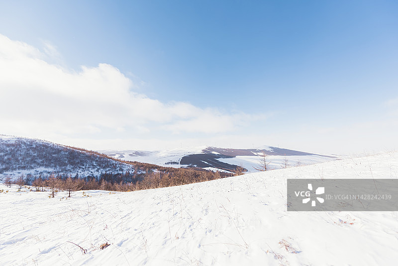 冬季山脉风光图片素材