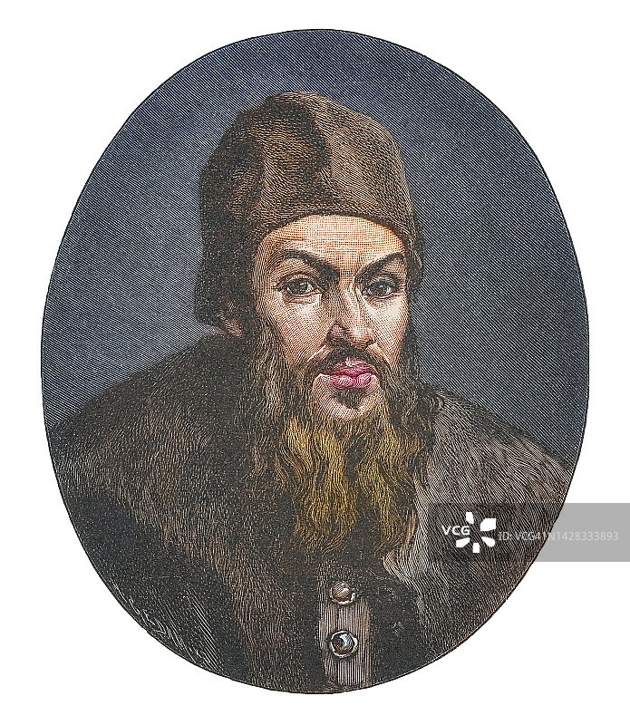 波兰国王齐格蒙特二世·奥古斯特肖像图片素材