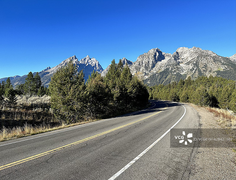 杰克逊霍尔提顿斯公路之旅图片素材