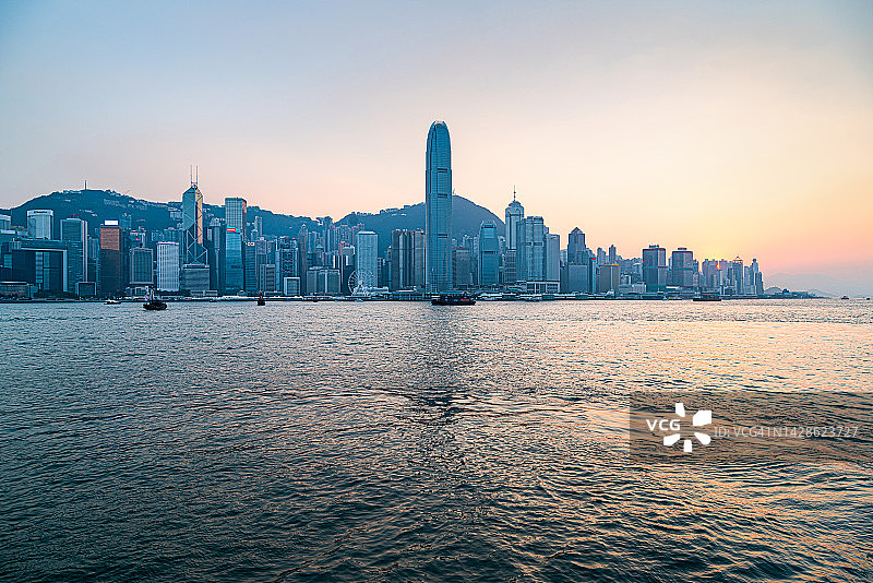 香港城市夜景图片素材