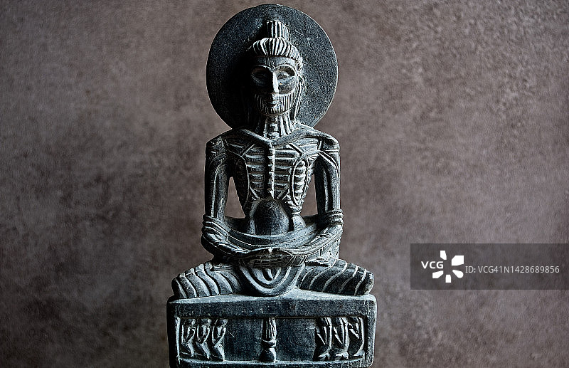 工艺品苦行佛像仿制品图片素材