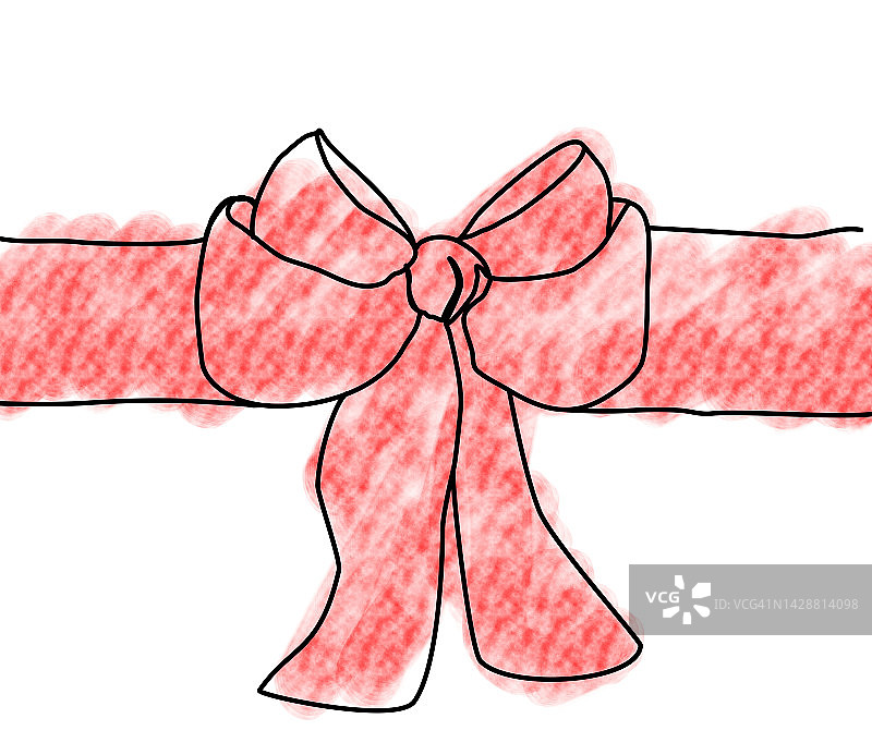 一笔画弓箭插画图片素材