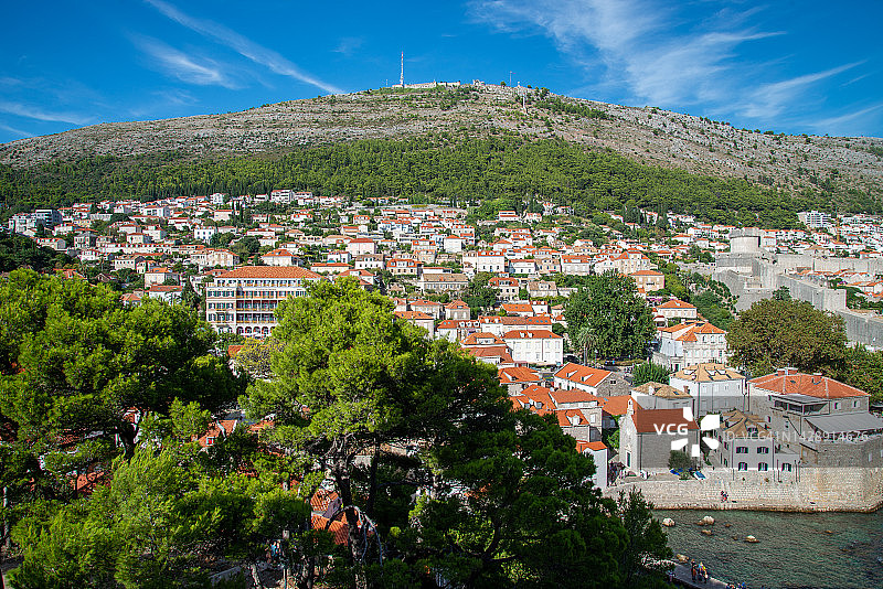 杜布罗夫尼克天际线图片素材