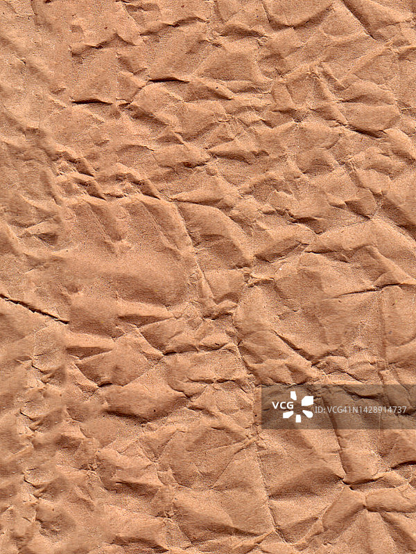 棕色褶皱纸背景图片素材