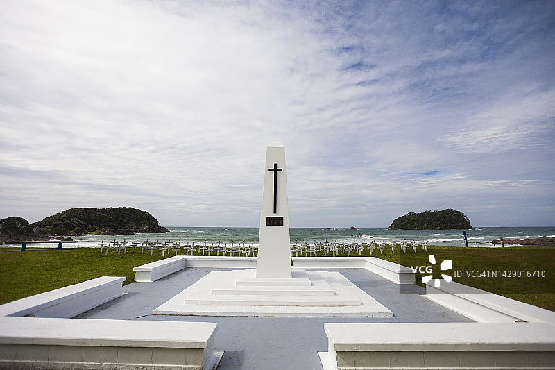 芒格努伊山墓地，丰盛湾，新西兰图片素材