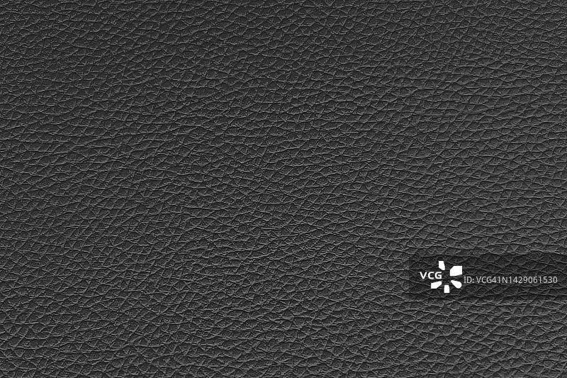 黑色皮革纹理表面全画幅图片素材