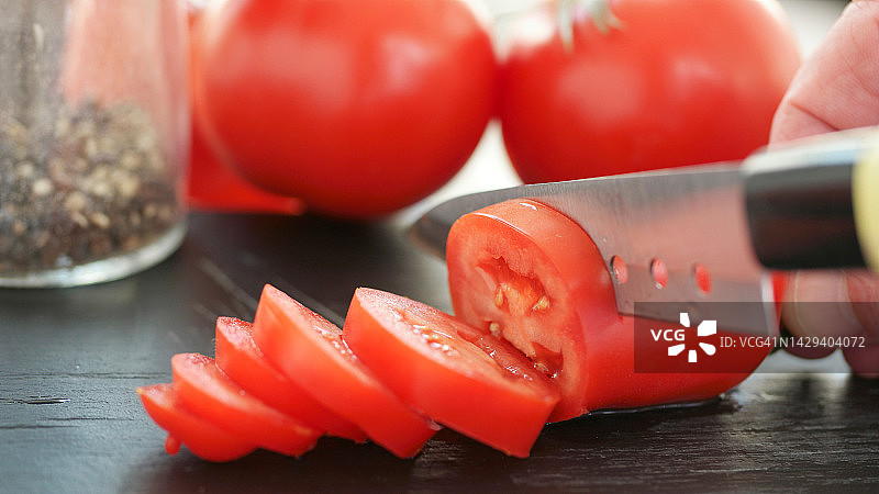 意大利番茄切片图片素材