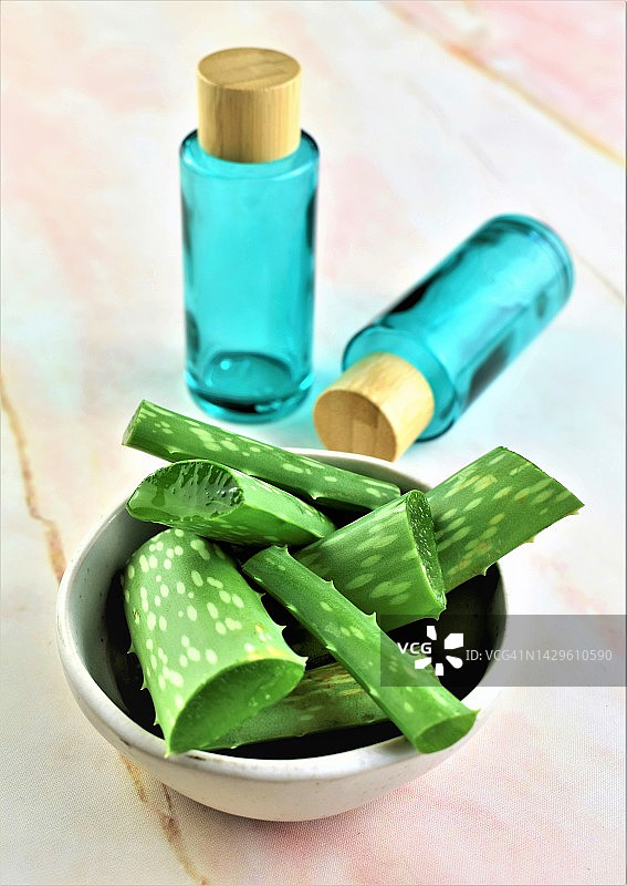 碗里的芦荟图片素材