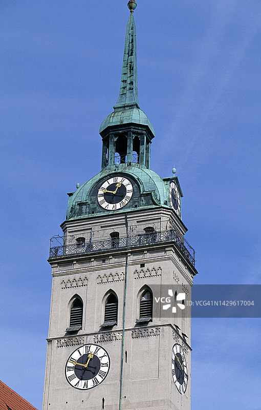 慕尼黑圣彼得教堂图片素材