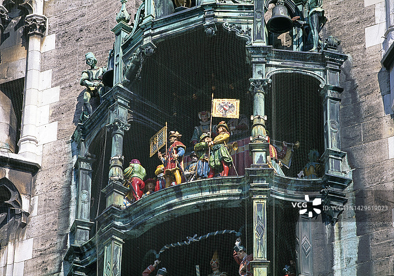 慕尼黑市政厅钟琴图片素材