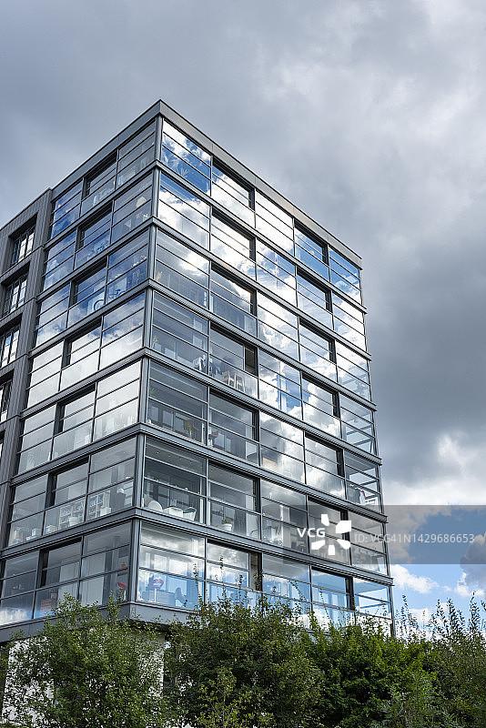 曼彻斯特 New Islington 的公寓楼图片素材