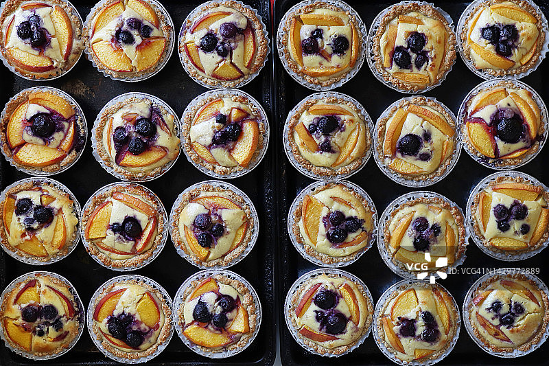 水蜜桃挞图片素材