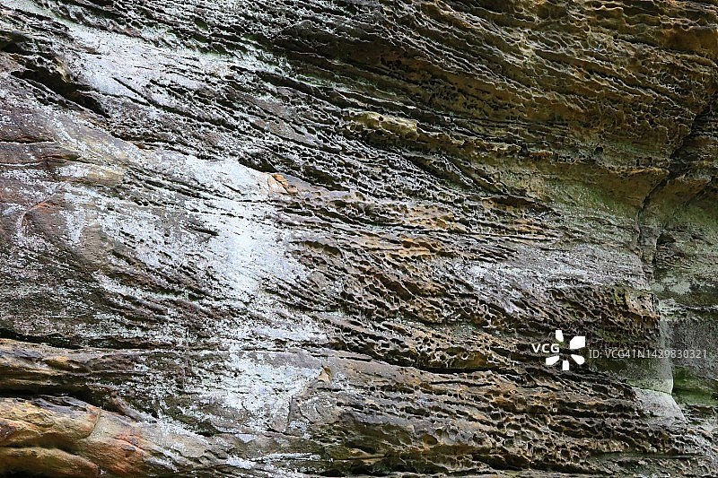 侵蚀的岩石表面图片素材