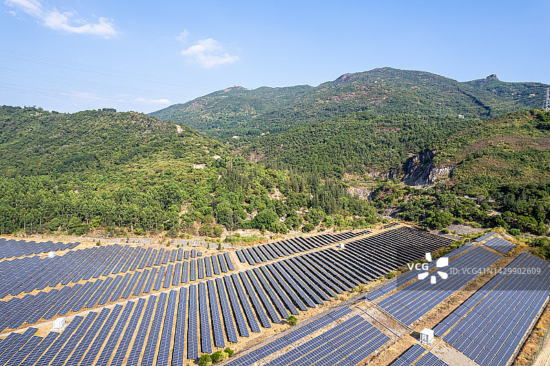 太阳能发电厂图片素材