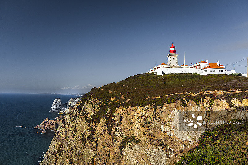 葡萄牙卡斯凯斯灯塔图片素材