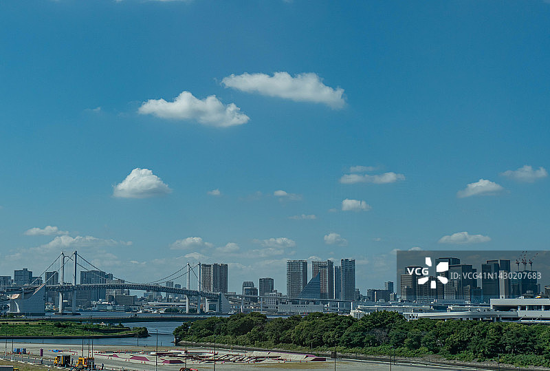 日本东京的城市建筑图片素材