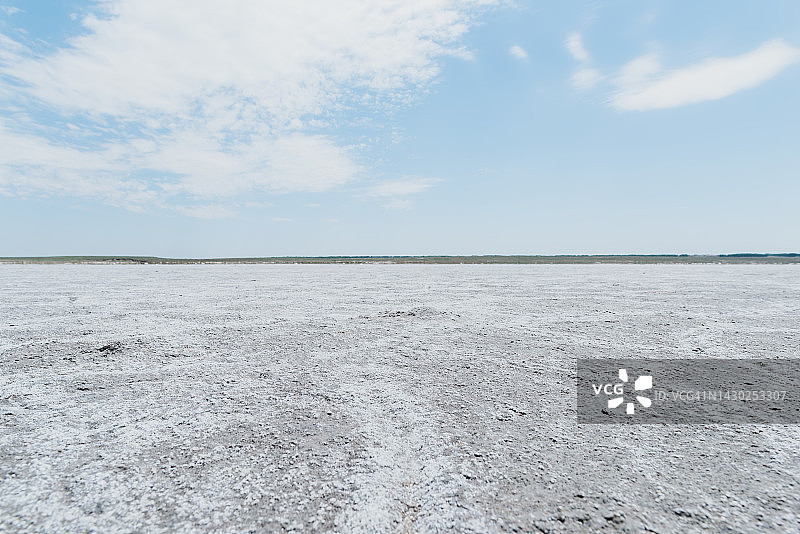 天空下的干旱地质景观图片素材