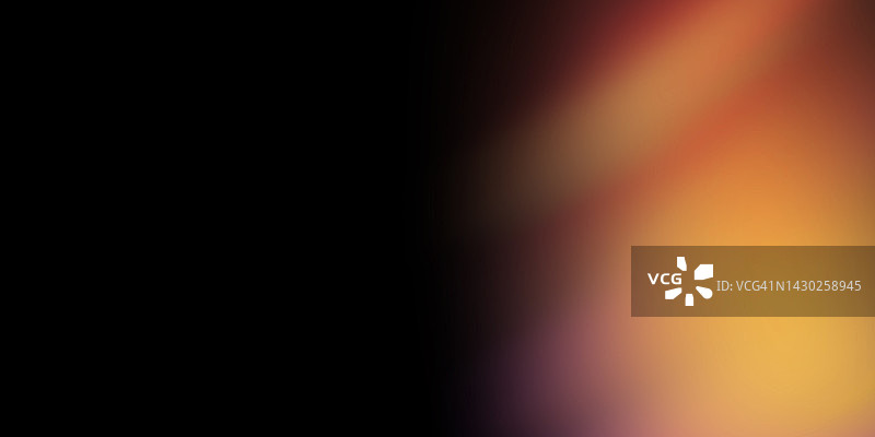 黑色背景上的电影眩光图片素材