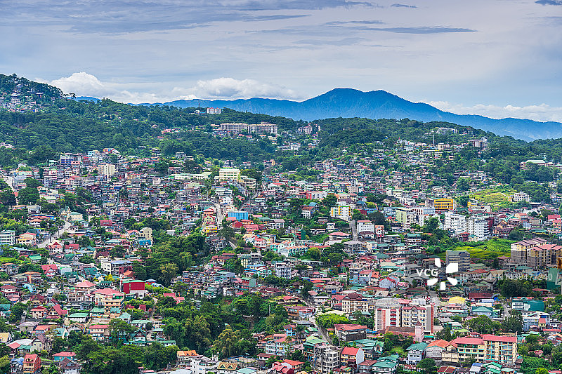 菲律宾碧瑶市城市景观图片素材