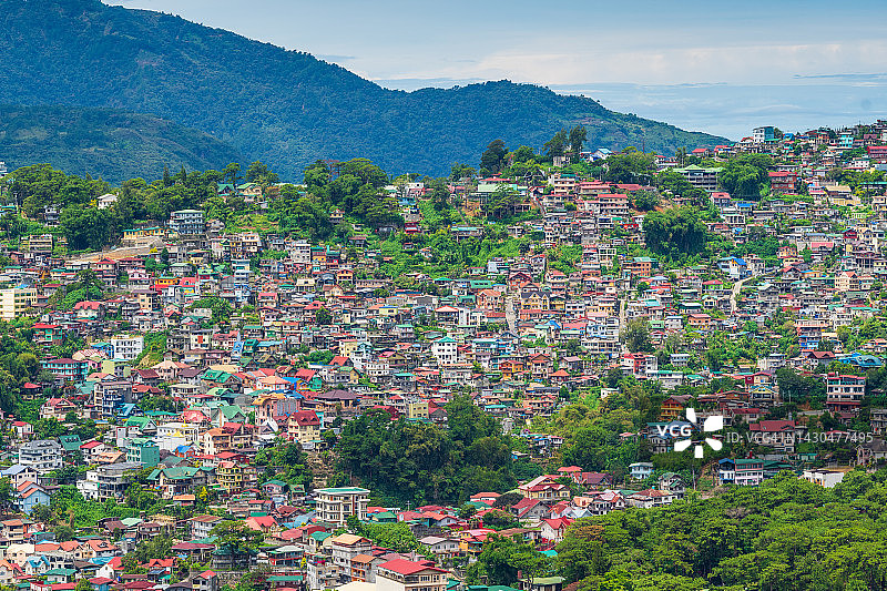 菲律宾碧瑶市城市景观图片素材