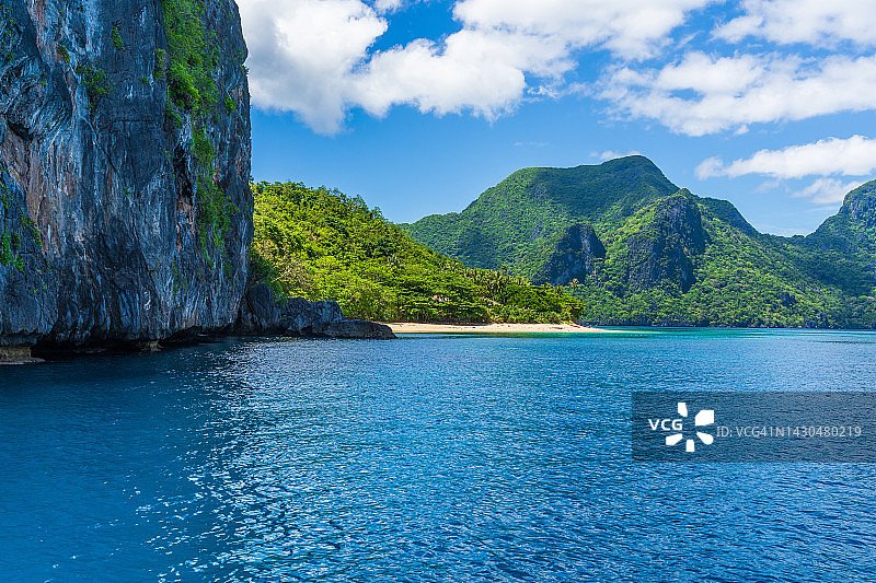 菲律宾巴拉望岛爱妮岛海滩图片素材