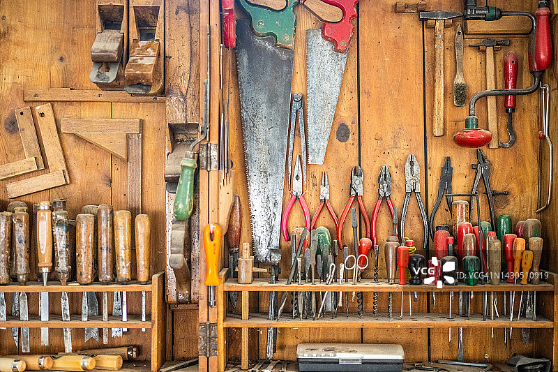 木工工具车间收纳图片素材