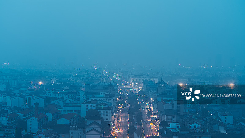 小镇的清晨图片素材