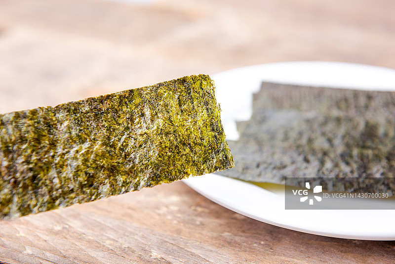 烤紫菜零食图片素材