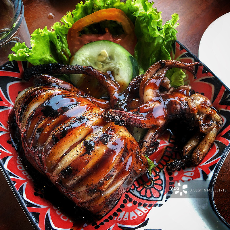 烤制切片图片素材