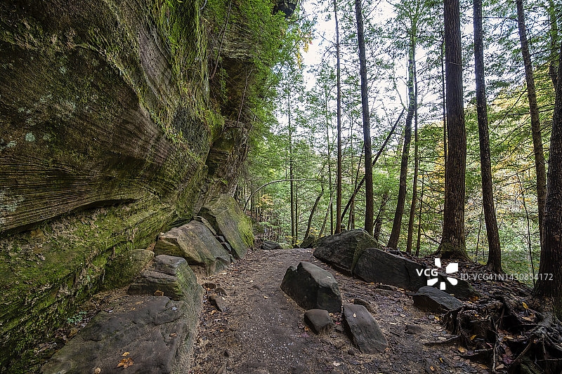 霍金山的秋色图片素材