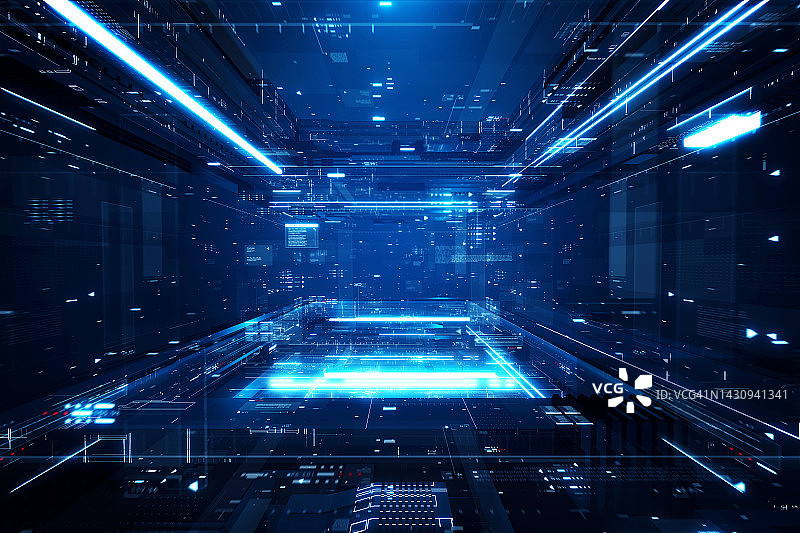 矩形数据隧道图片素材