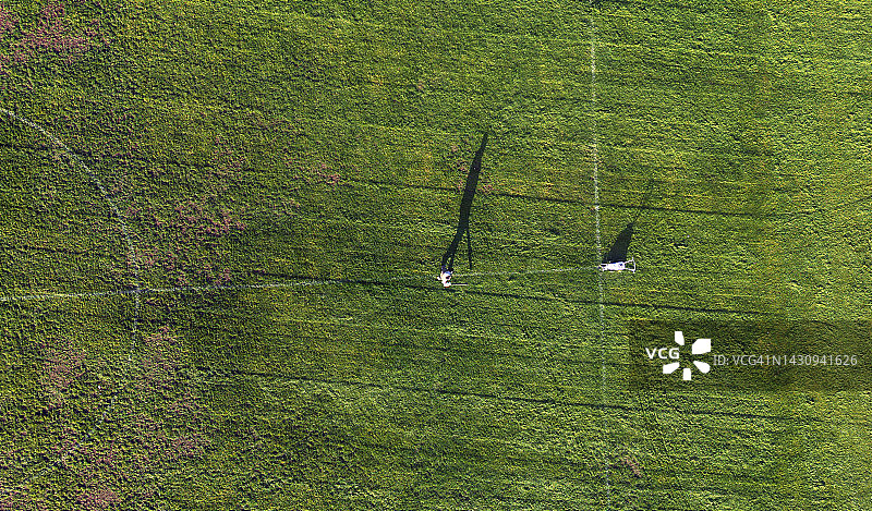 足球场划线图片素材