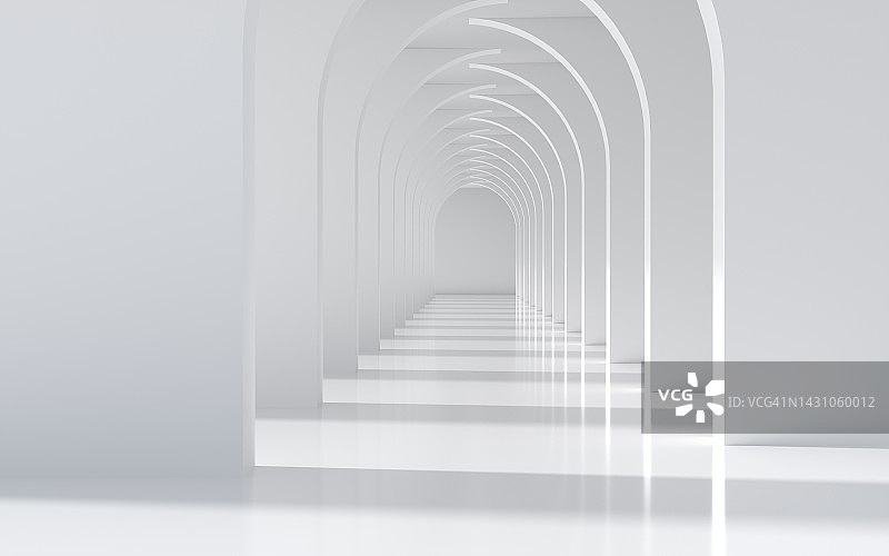 空旷的混凝土建筑背景图片素材