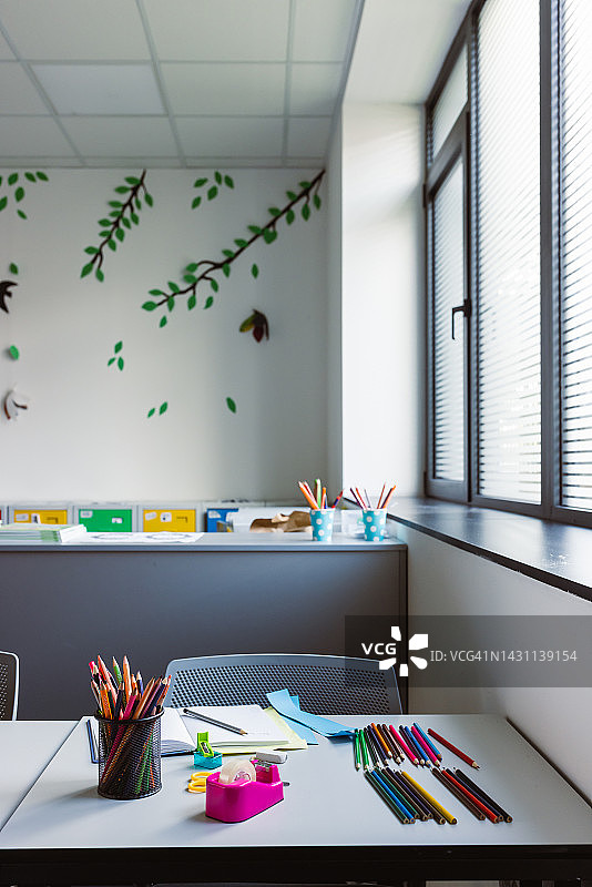 空小学校教室图片素材