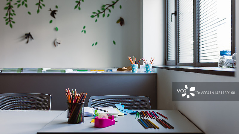 空小学校教室图片素材