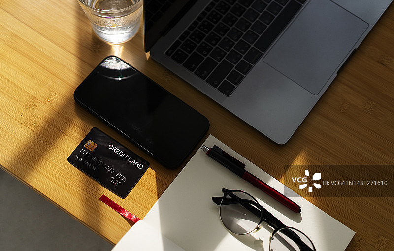 小型企业工作空间俯视图图片素材