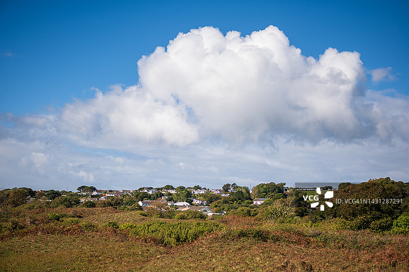 Port Eynon和Horton Beach Gower海滩图片素材