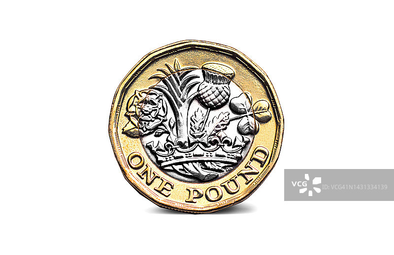1英镑硬币图片素材