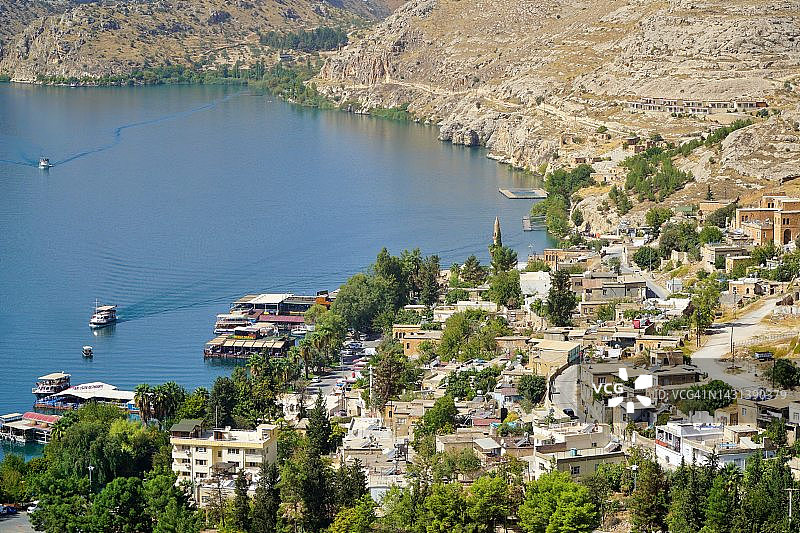 沉没的城市哈尔费蒂图片素材