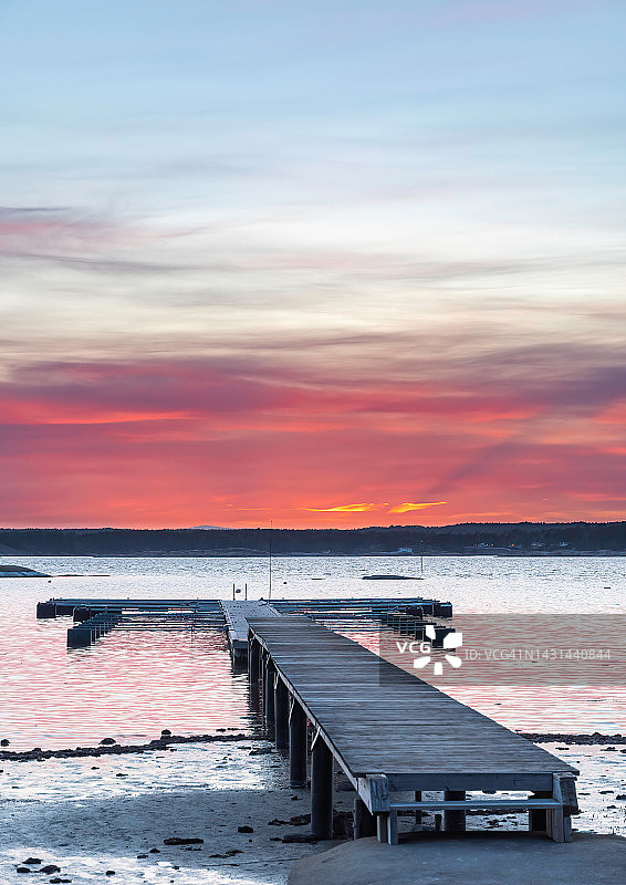 海边的日落图片素材