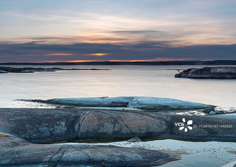 海边的日落图片素材