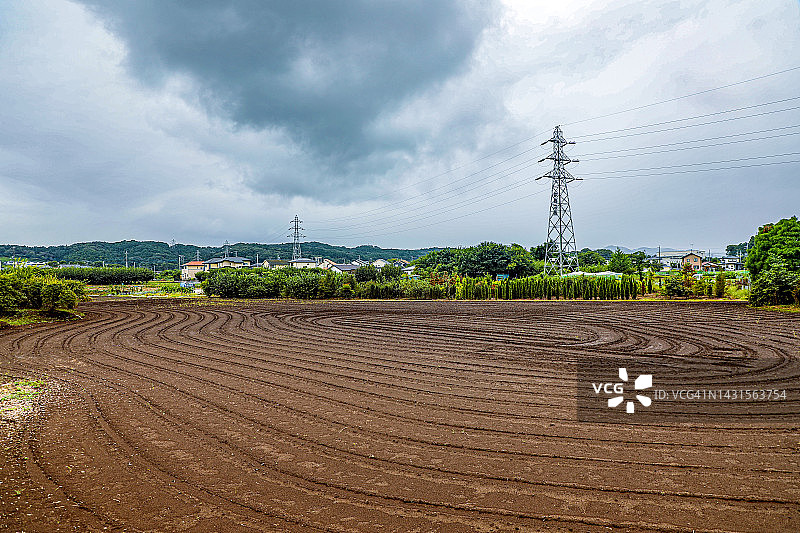 日高农业田地图片素材