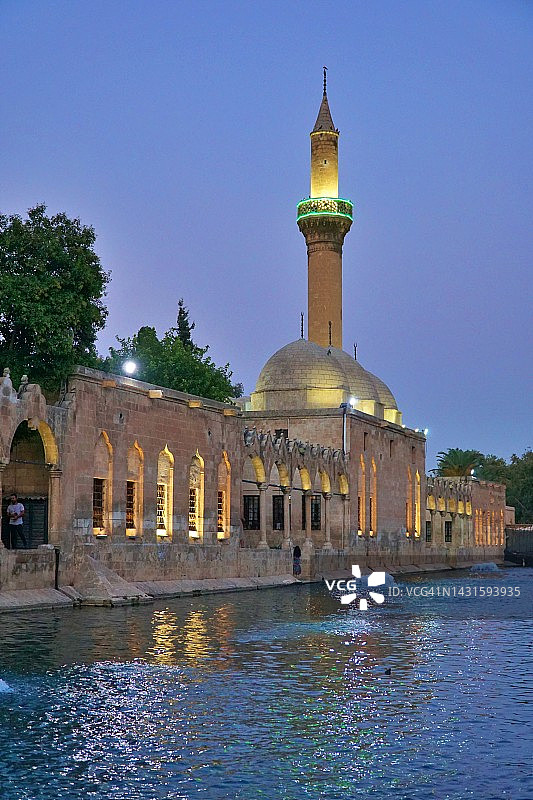 尚勒乌尔法哈利勒·玉尔-拉赫曼清真寺图片素材