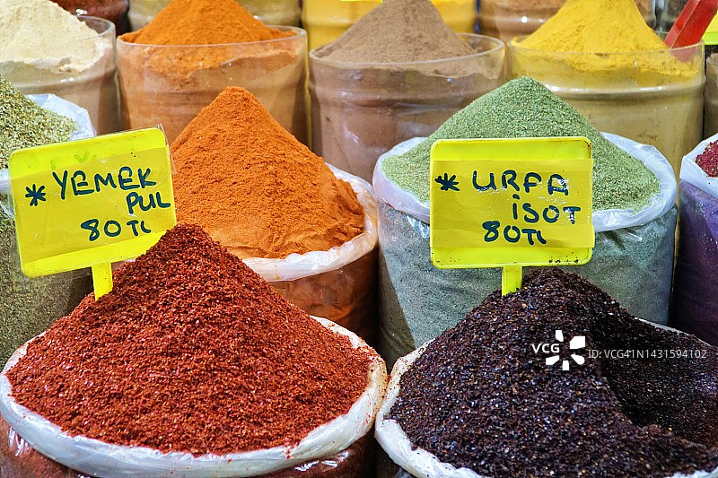 尚勒乌尔法香料市场图片素材